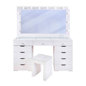 Tocador con espejo y cajones